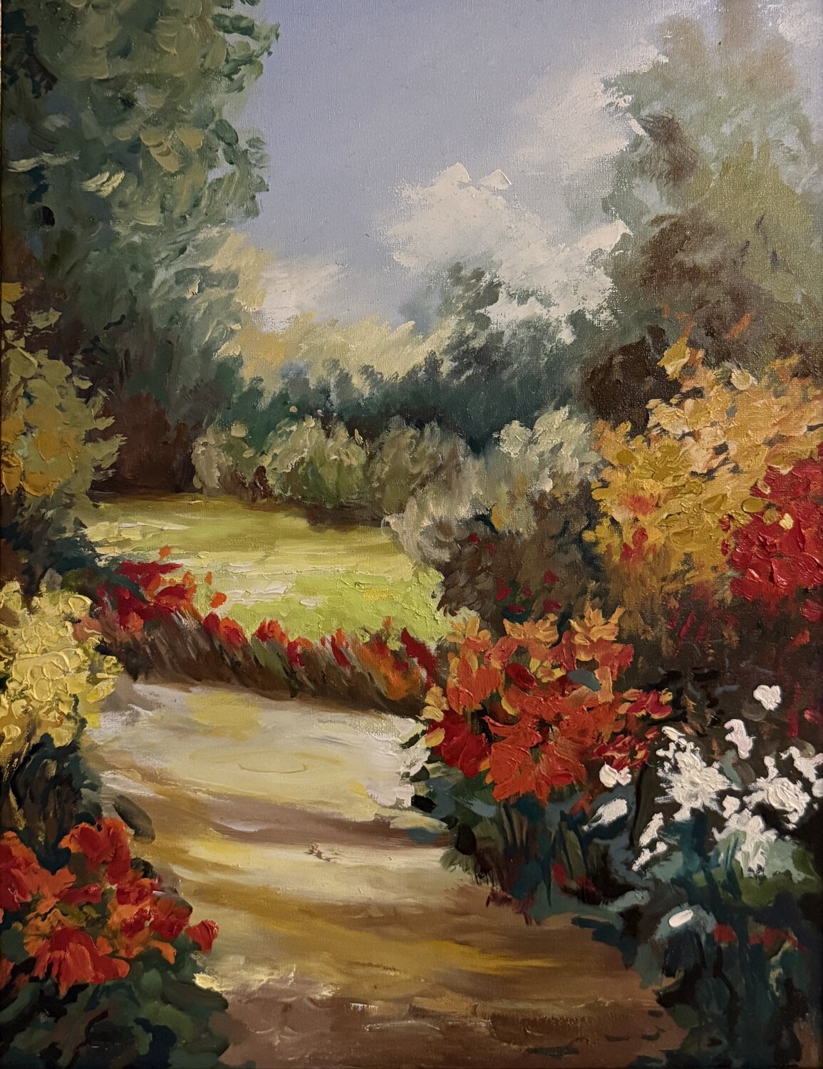 The Scent of a Sultry Summer Aleksey Ovsyannikov Original painting for sale