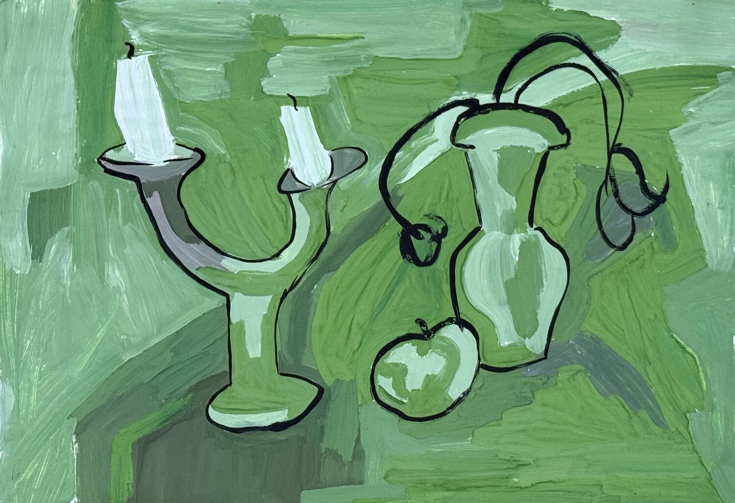 The Chlorophyll Monologue Aleksey Ovsyannikov Original painting for sale