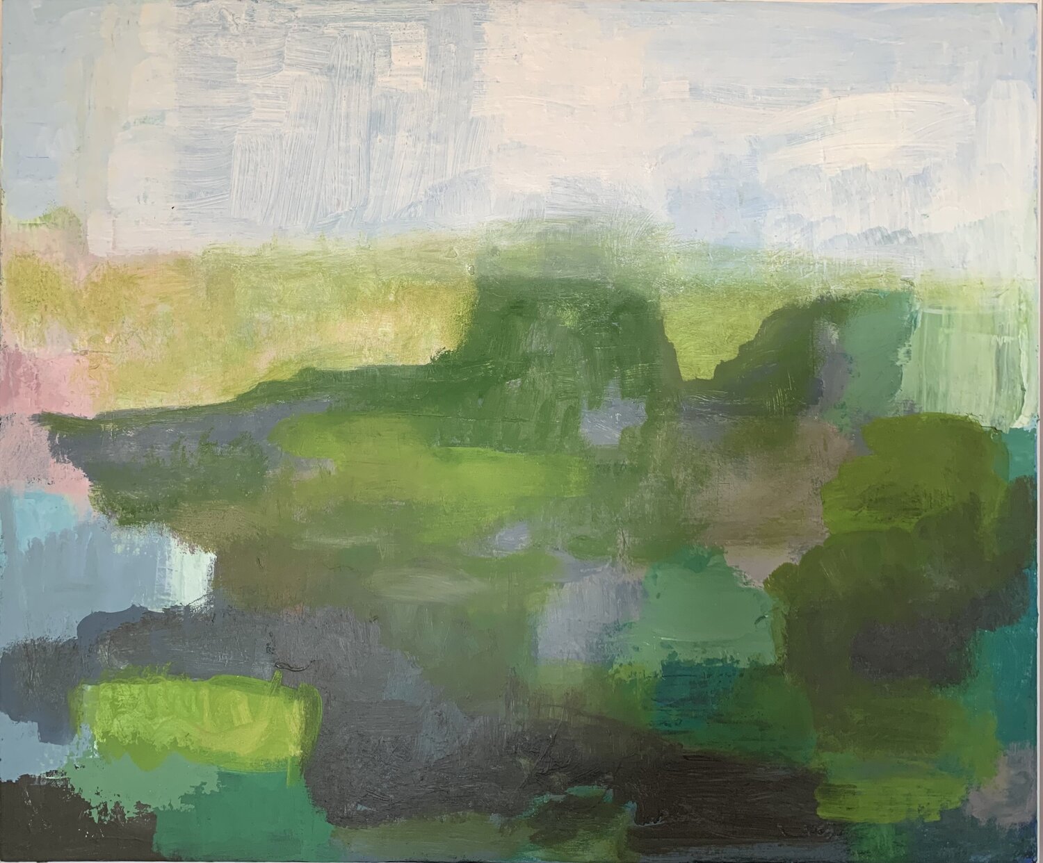Fields Josefin Hill Original painting for sale