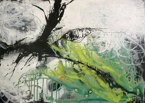 Botanica by Martina Furk, Painting for Sale on Select