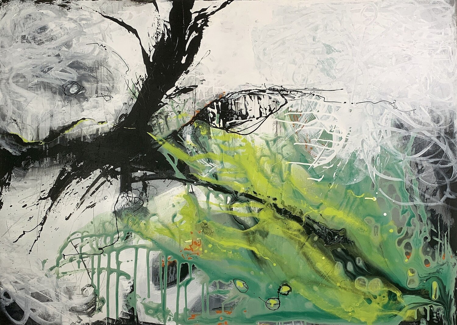 Botanica Martina Furk Original painting for sale