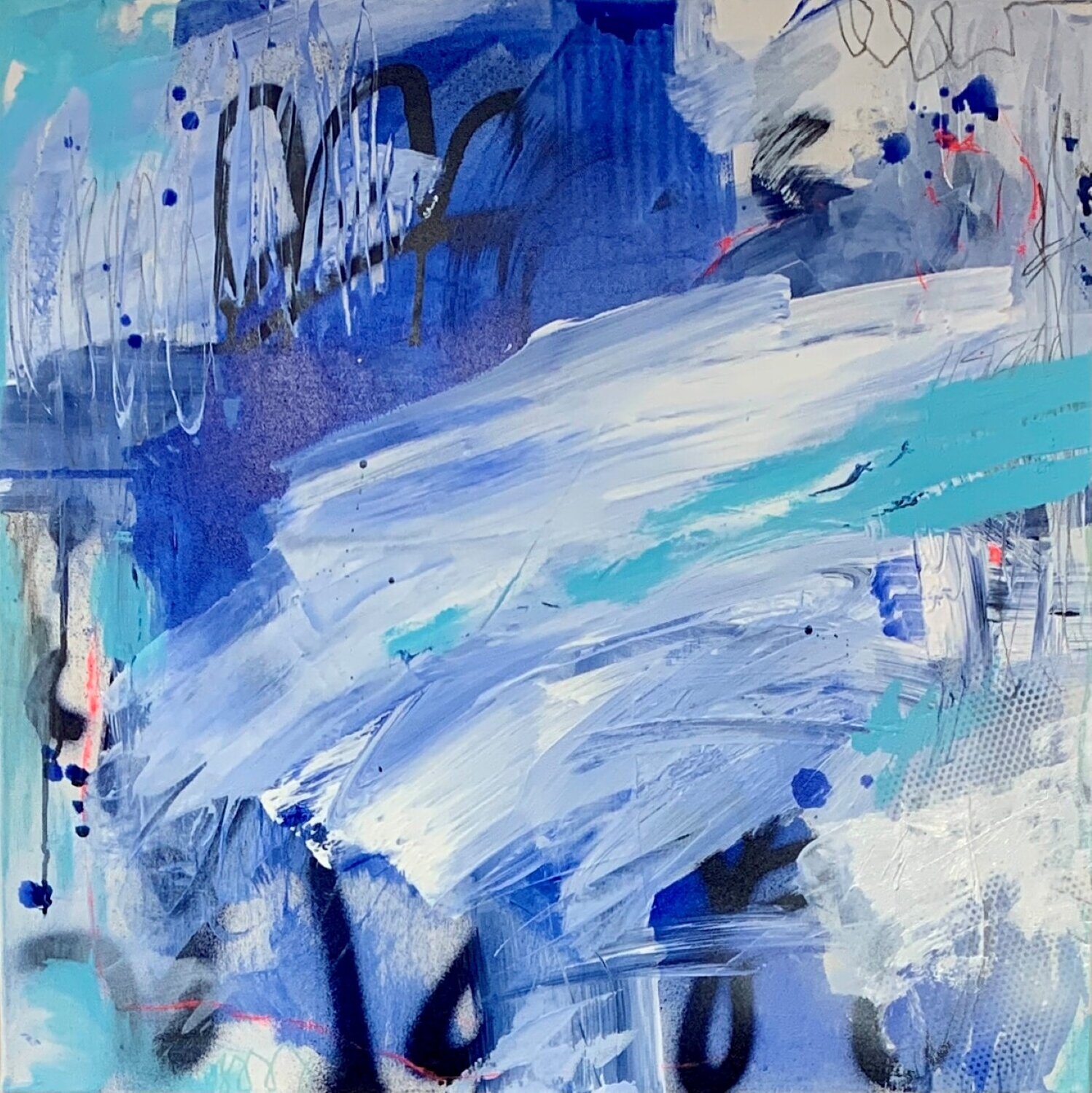 Zwischen Sturm und Stille Martina Furk Original painting for sale