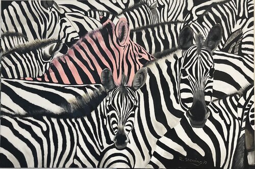 „Außenseiter“ by Reiner Stening, Painting for Sale on Select