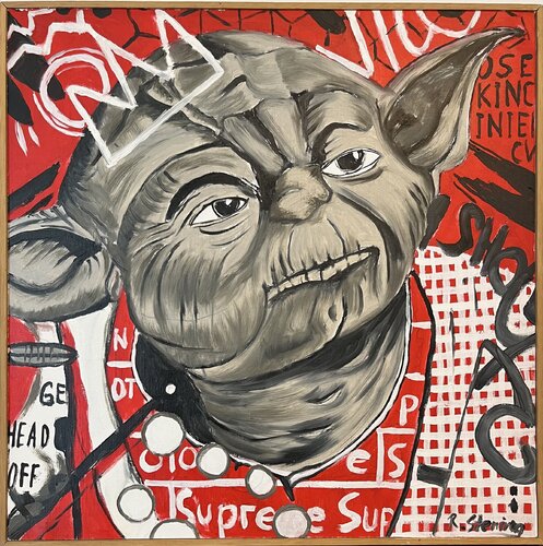 Yoda by Reiner Stening, Painting for Sale on Select