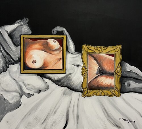 „Reduziert“ by Reiner Stening, Painting for Sale on Select