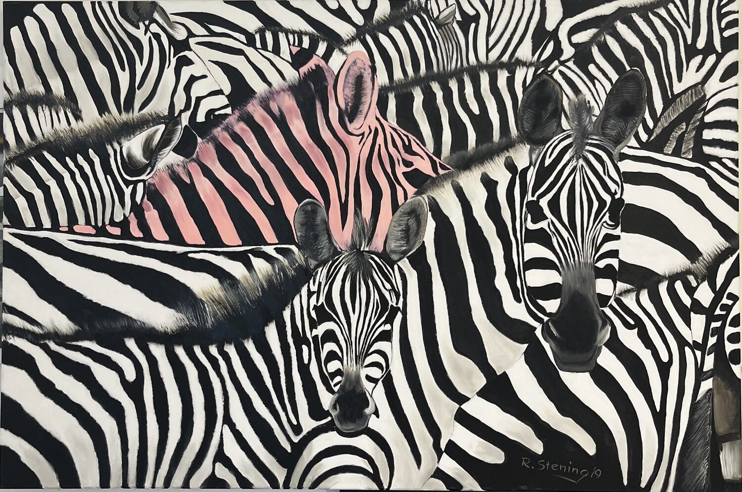 „Außenseiter“ Reiner Stening Original painting for sale