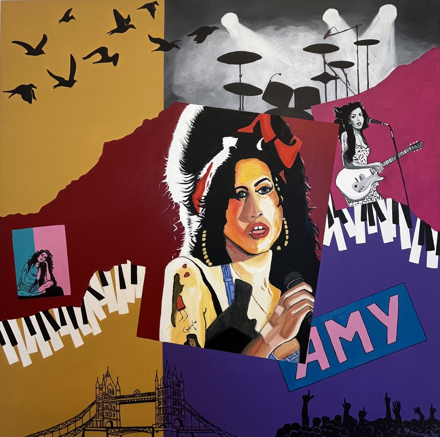 „Amy‘s Life“ Reiner Stening Original painting for sale