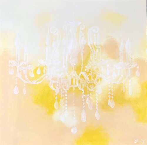 CHANDELIER "Villa Sisto I" by Sabine Hemming, Painting for Sale on Select