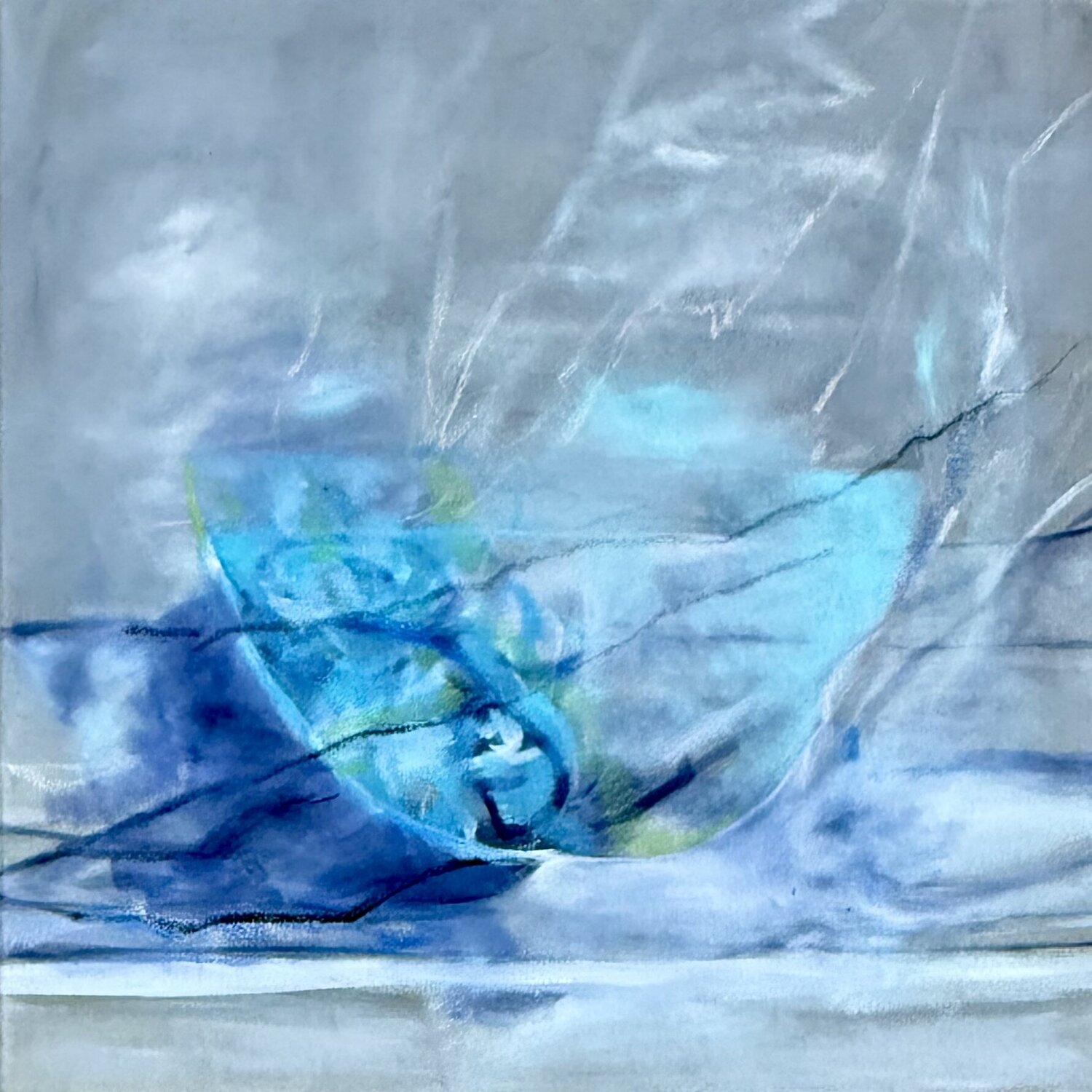 SEELENTASSE "einerseits.." Sabine Hemming Original painting for sale