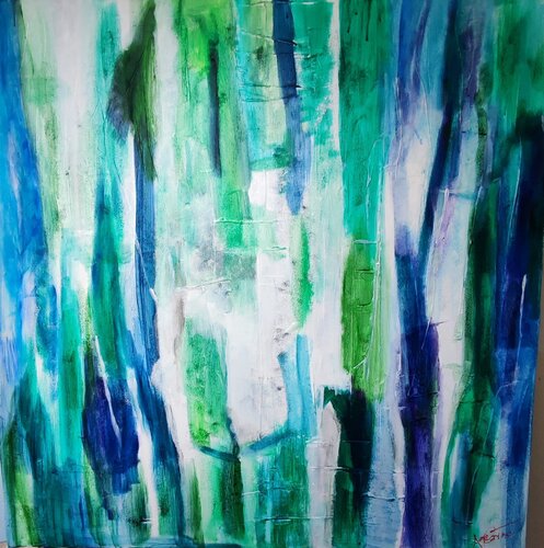 Strade 2 by Angela Cortese, Painting for Sale on Select