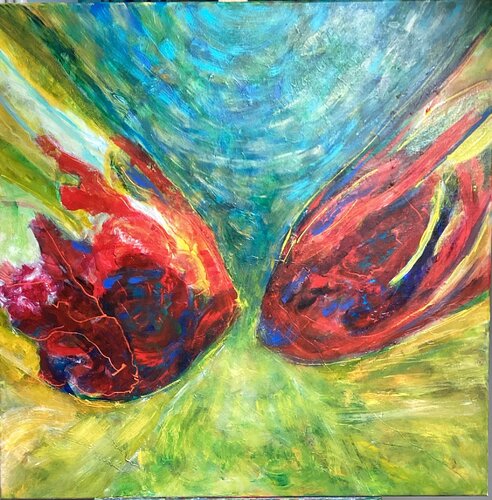 Resistenza by Angela Cortese, Painting for Sale on Select