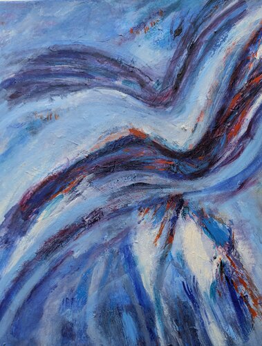 Geografia del flusso by Angela Cortese, Painting for Sale on Select