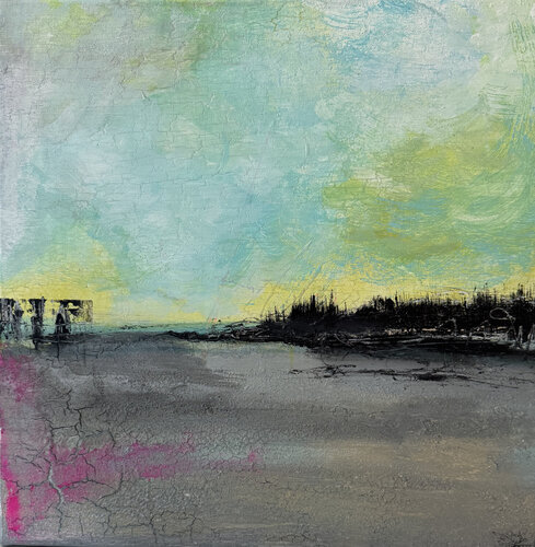 Strandtag No.1 by Nicole Nöhren, Painting for Sale on Select