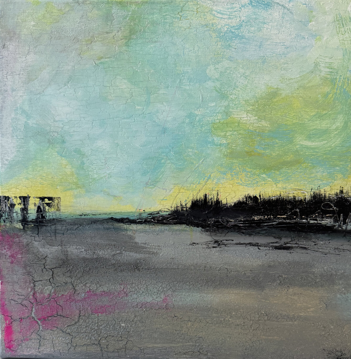 Strandtag No.1 Nicole Nöhren Original painting for sale