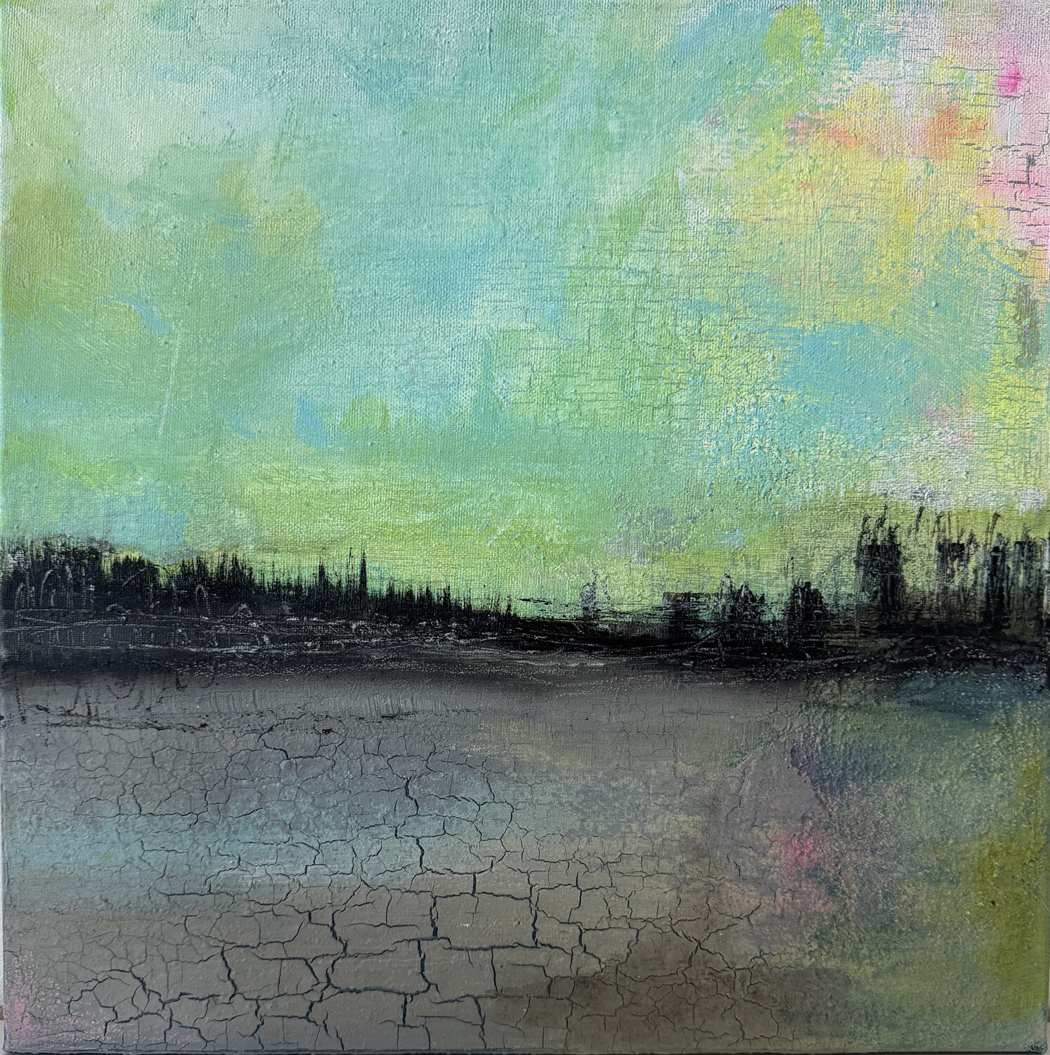 Strandtag No.2 Nicole Nöhren Original painting for sale