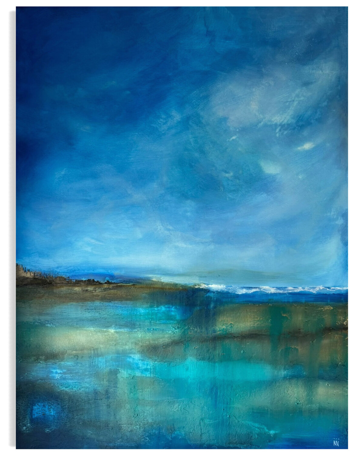 Meerlandschaft Nicole Nöhren Original painting for sale