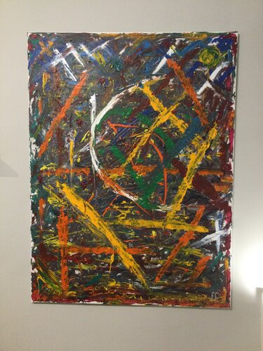 Estructura del caos by Francisco Serrano García, Painting for Sale on Select