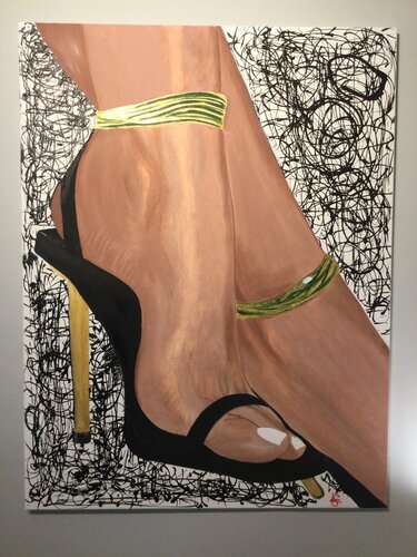 Fetiche sobre lio by Francisco Serrano García, Painting for Sale on Select
