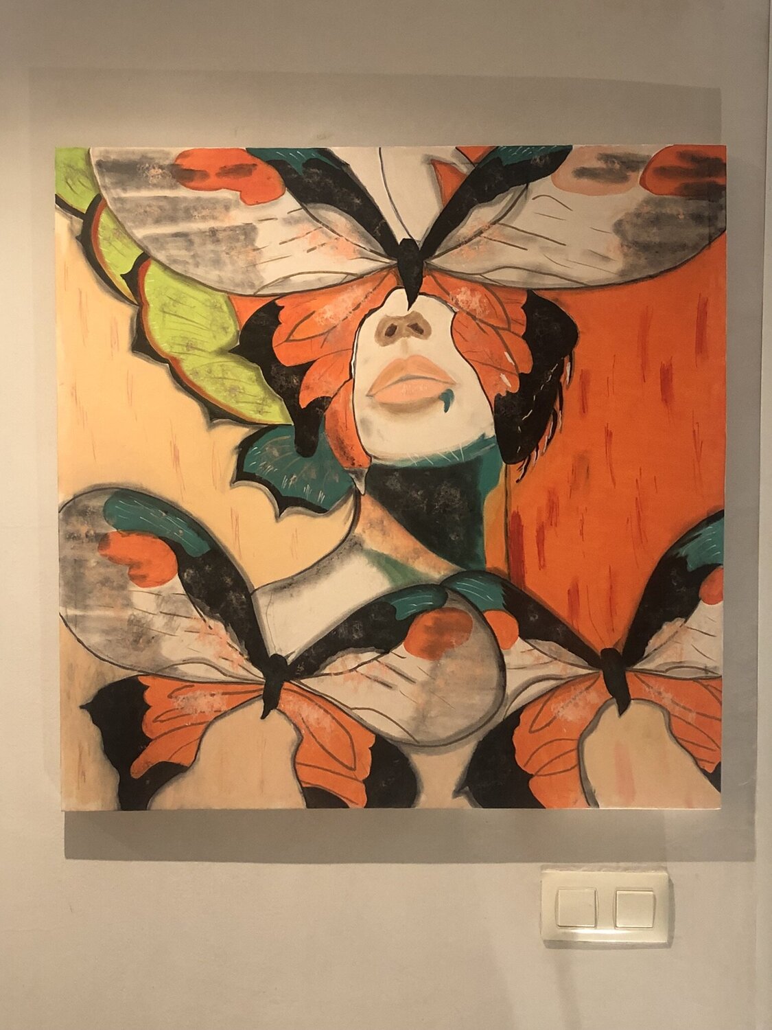 Mariposas de pasión Francisco Serrano García Original painting for sale