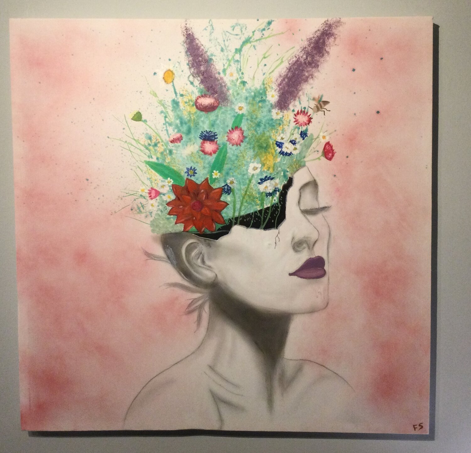 Vida y bella Francisco Serrano García Original painting for sale