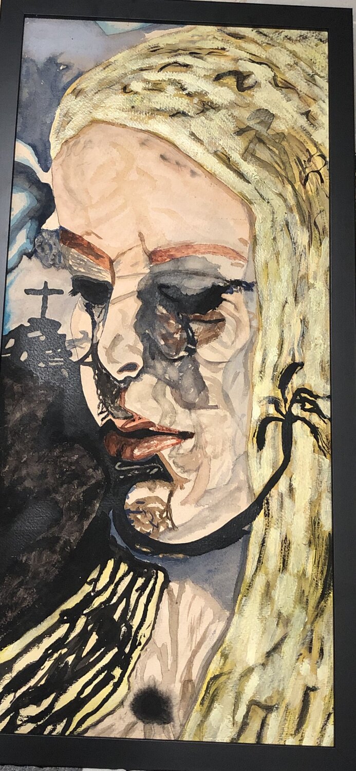 El llanto Francisco Serrano García Original painting for sale