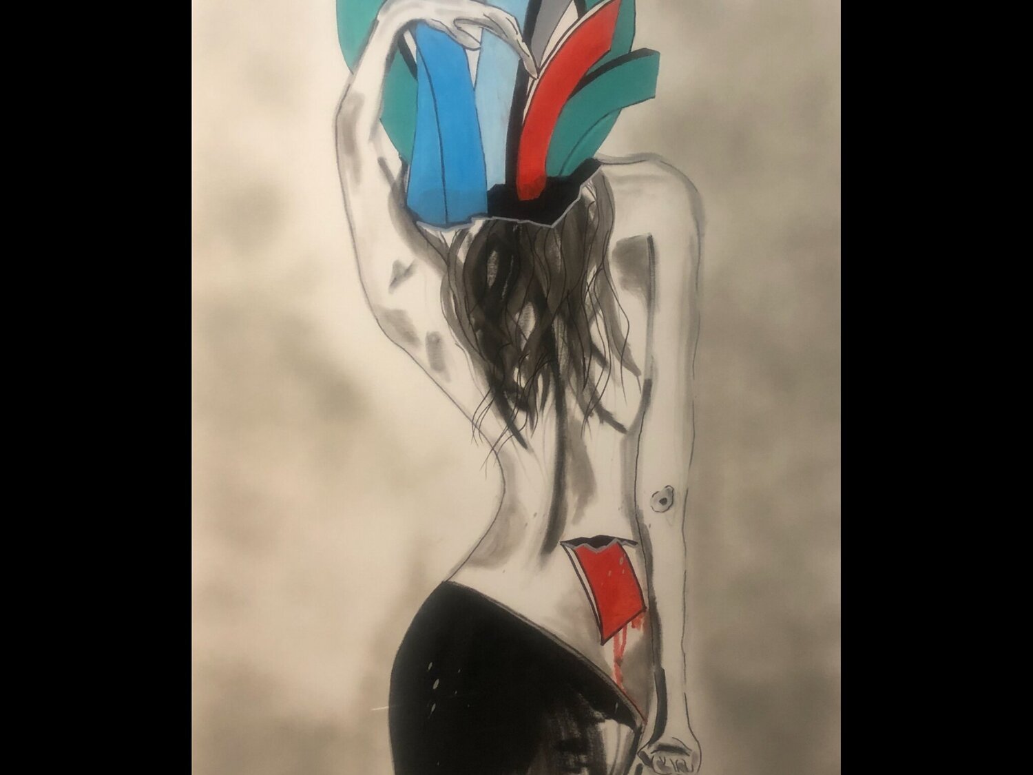 Hernia Francisco Serrano García Original painting for sale