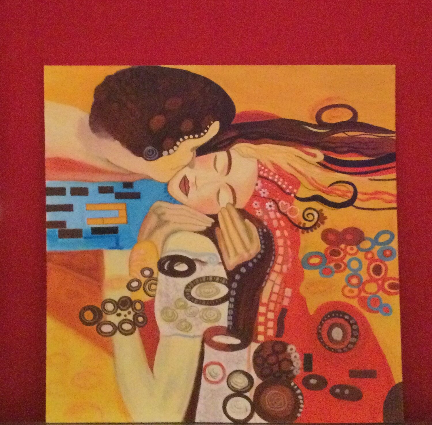 Mi beso Francisco Serrano García Original painting for sale