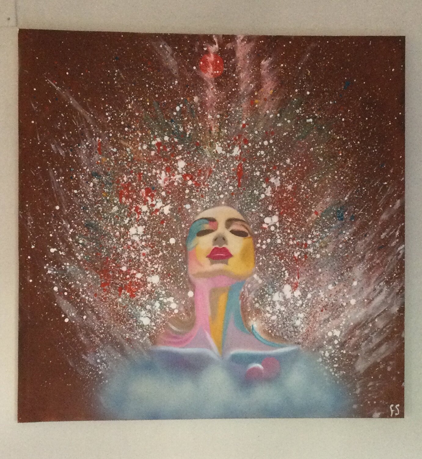 Éxtasis universal Francisco Serrano García Original painting for sale
