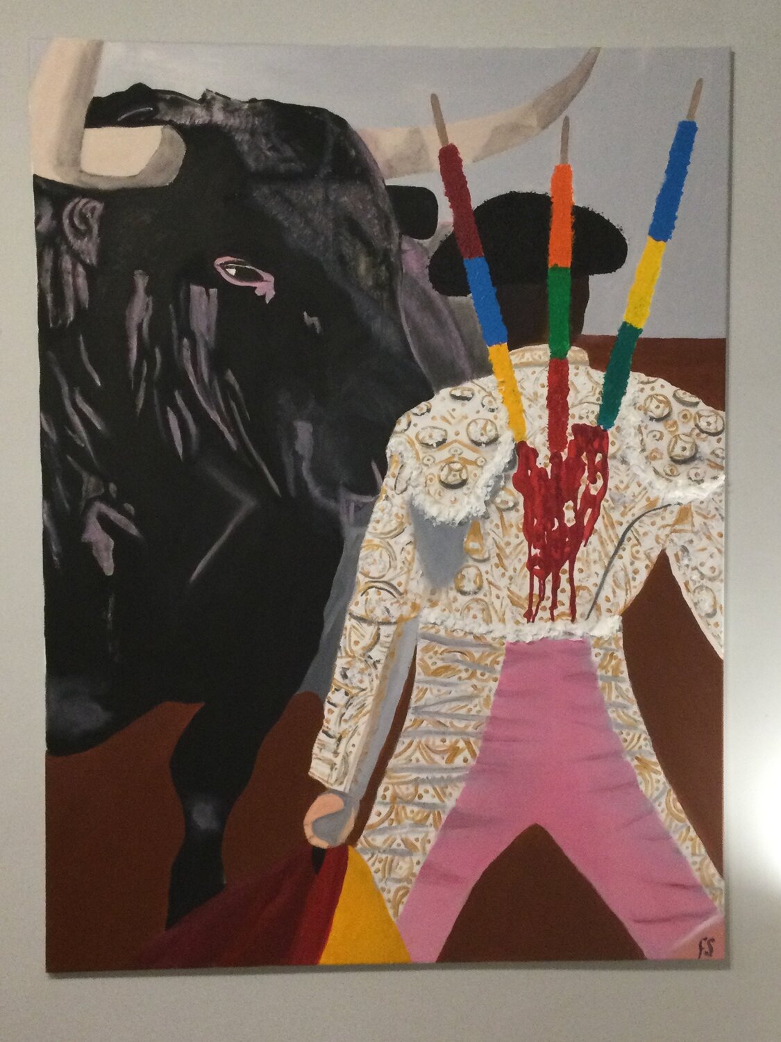 Empatía colorida Francisco Serrano García Original painting for sale