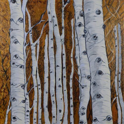 Betulle in Autunno by Cinzia Beretta, Painting for Sale on Select