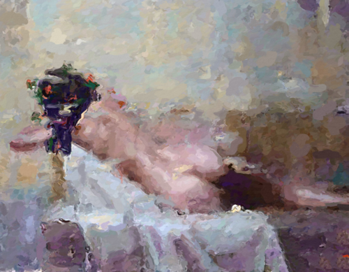 BEAUTIFUL FEMALE BACK by Marina Fedorova, Painting for Sale on Select