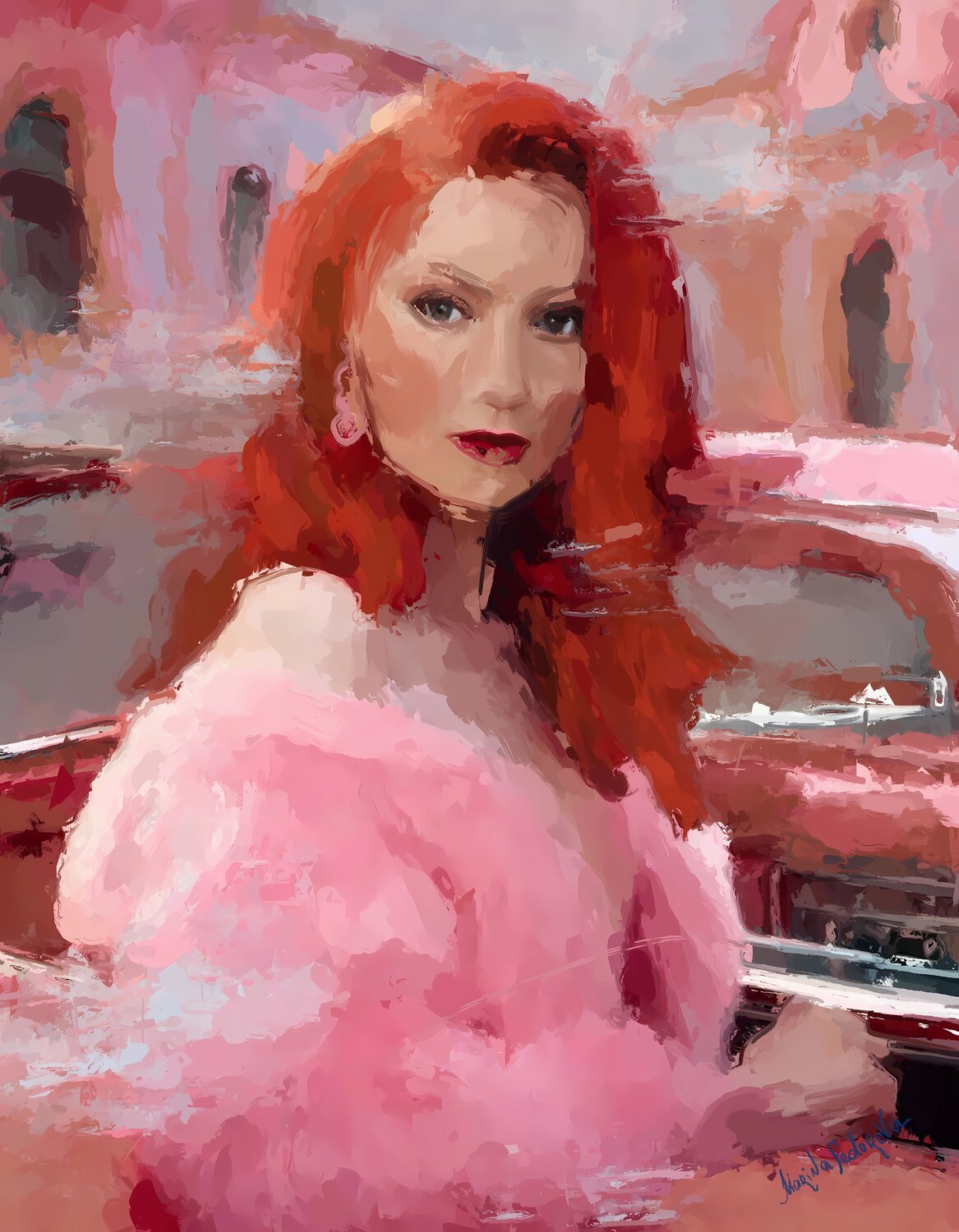 YOU ARE BEAUTIFUL Marina Fedorova Original painting for sale
