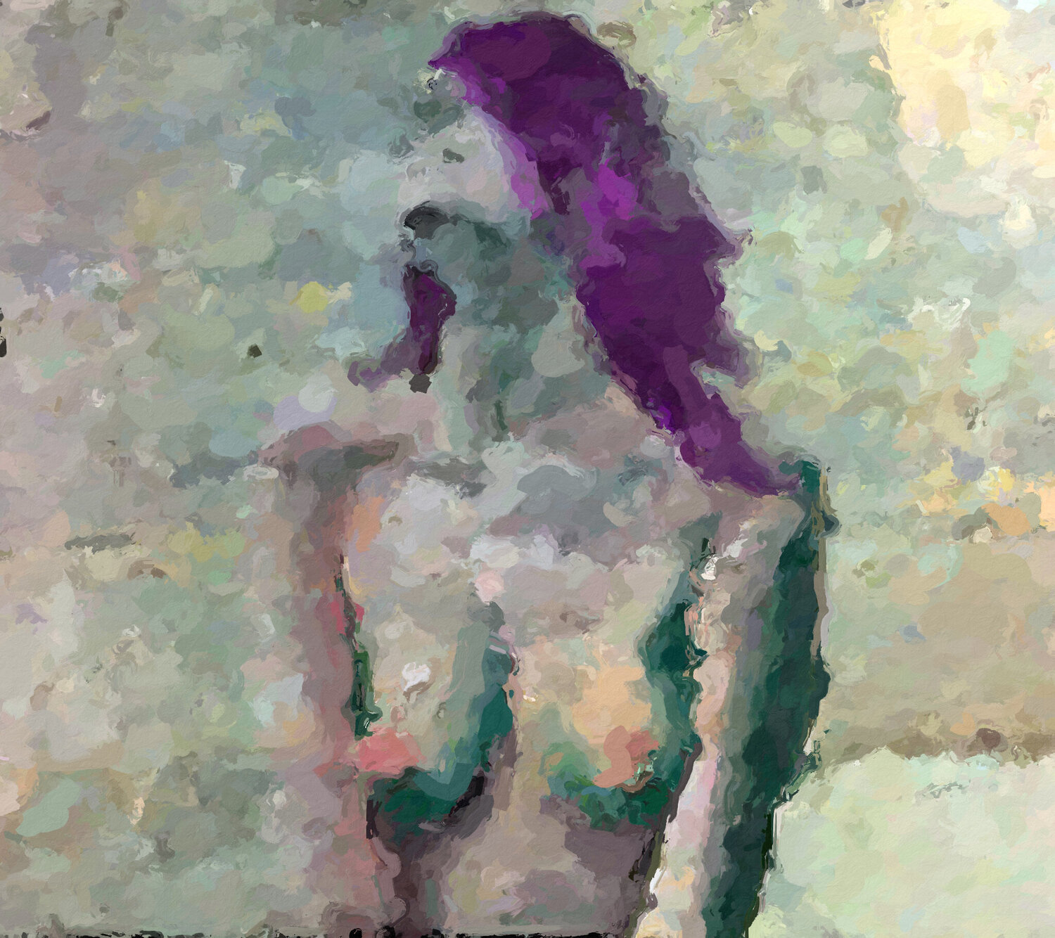 My youth Portrait Marina Fedorova Original painting for sale