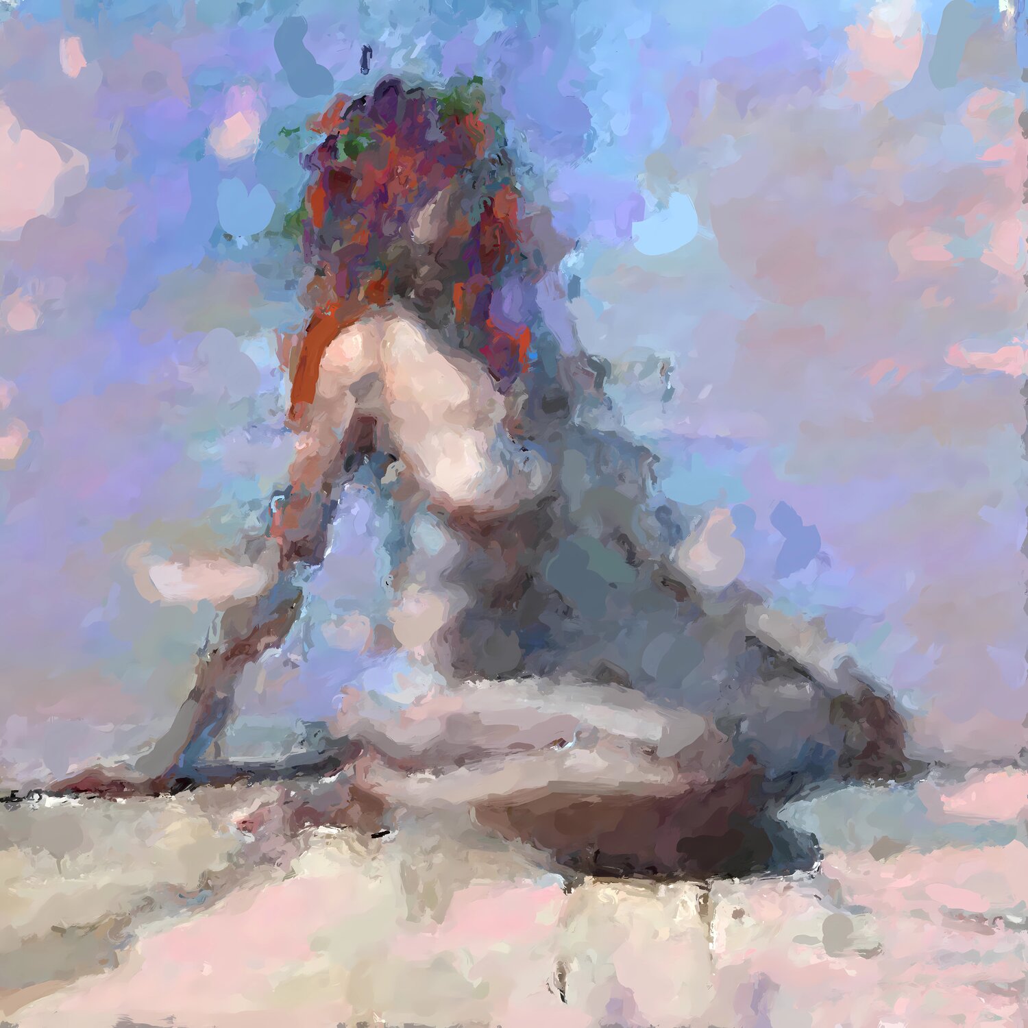 SUNDAY - GOOD MORNING Marina Fedorova Original painting for sale
