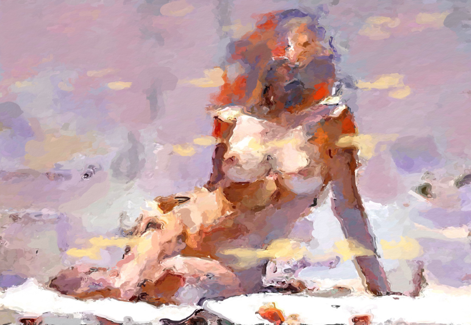 HARMONY INSIDE Marina Fedorova Original painting for sale