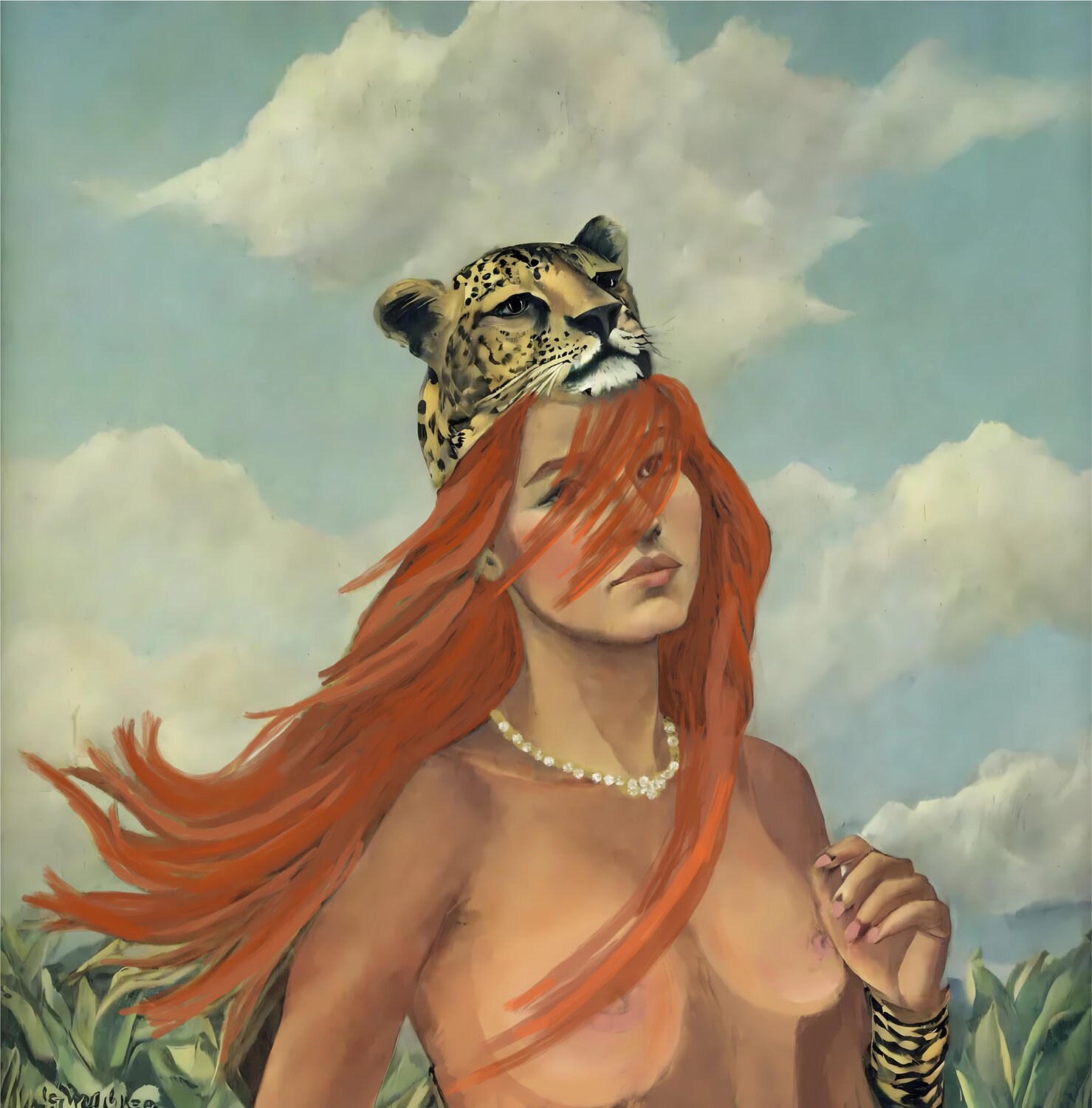 SOVEREIGN INSTINCT Marina Fedorova Original painting for sale