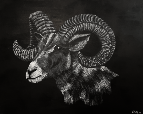 Widderkopf by Luisa Katharina Marschner, Painting for Sale on Select