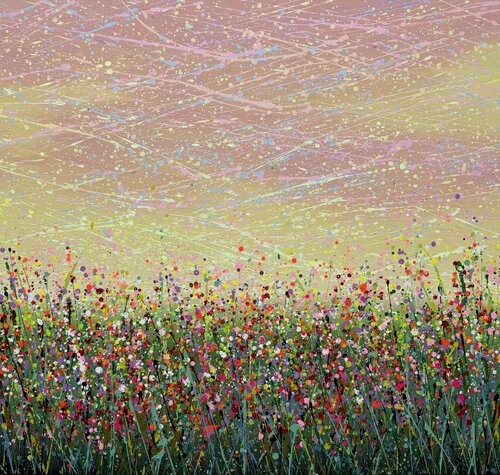 Field with flower 104 by Ivan Didovodiuk, Painting for Sale on Select