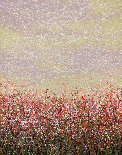 Field with flowers 111 by Ivan Didovodiuk, Painting for Sale on Select