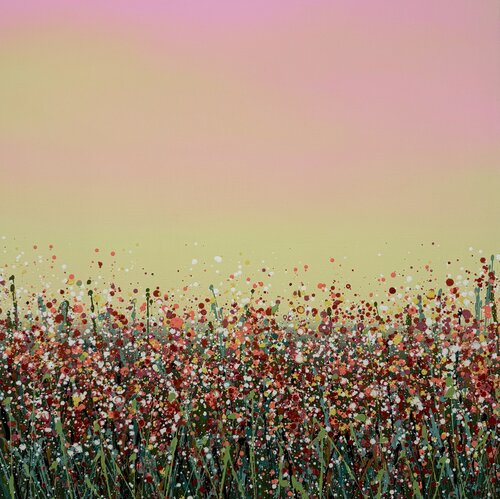 Field with flowers 115 by Ivan Didovodiuk, Painting for Sale on Select