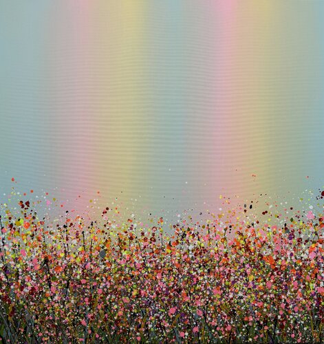 Field with flowers 116 by Ivan Didovodiuk, Painting for Sale on Select