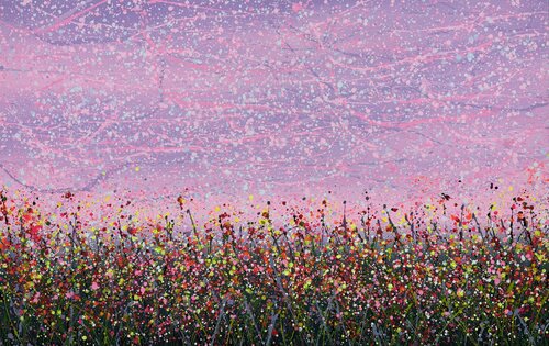 Field with flowers 118 by Ivan Didovodiuk, Painting for Sale on Select