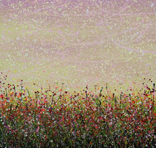 Field with flowers 119 by Ivan Didovodiuk, Painting for Sale on Select