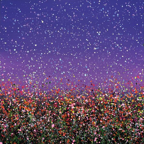 Field with flowers 129 by Ivan Didovodiuk, Painting for Sale on Select