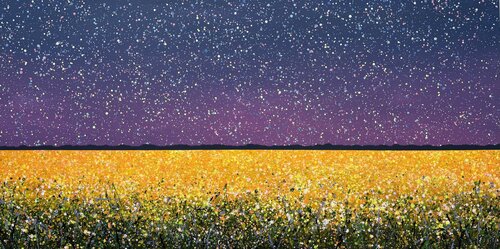 Yellow field 19 by Ivan Didovodiuk, Painting for Sale on Select