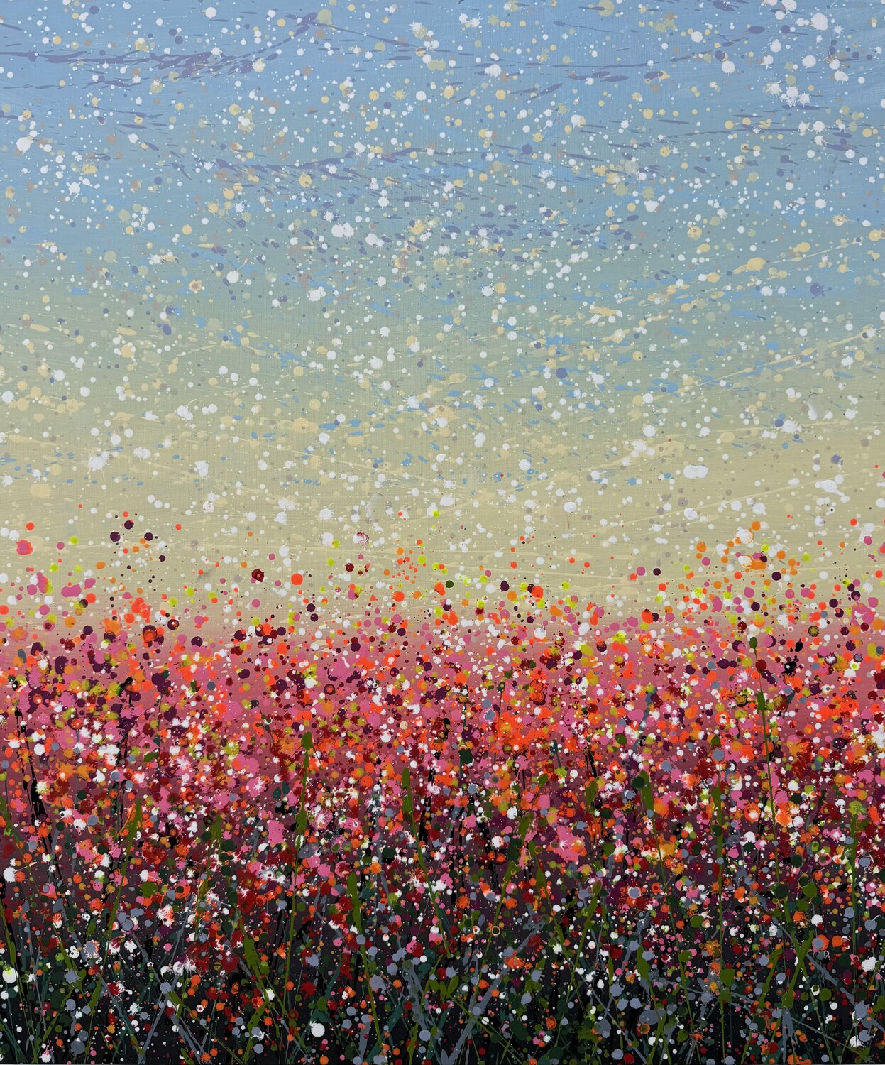 Field with flowers 132 Ivan Didovodiuk Originalgemälde zu verkaufen