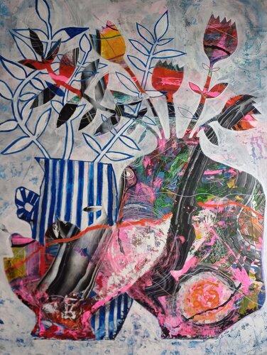 Abstrakt bunt by Jasna Milosavac, Painting for Sale on Select