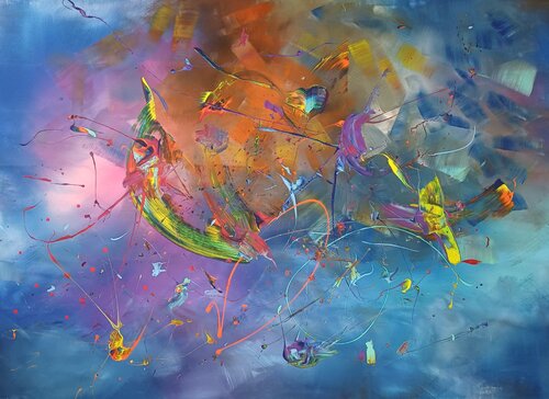 Frühlingspracht by Jasna Milosavac, Painting for Sale on Select