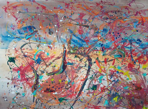 Frühlingspracht by Jasna Milosavac, Painting for Sale on Select