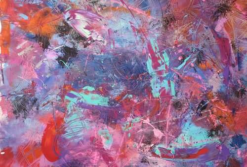 Mosaik- Energie by Jasna Milosavac, Painting for Sale on Select